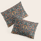 Dancing tigers in flowers field  Pillow Sham Gallery Image 3