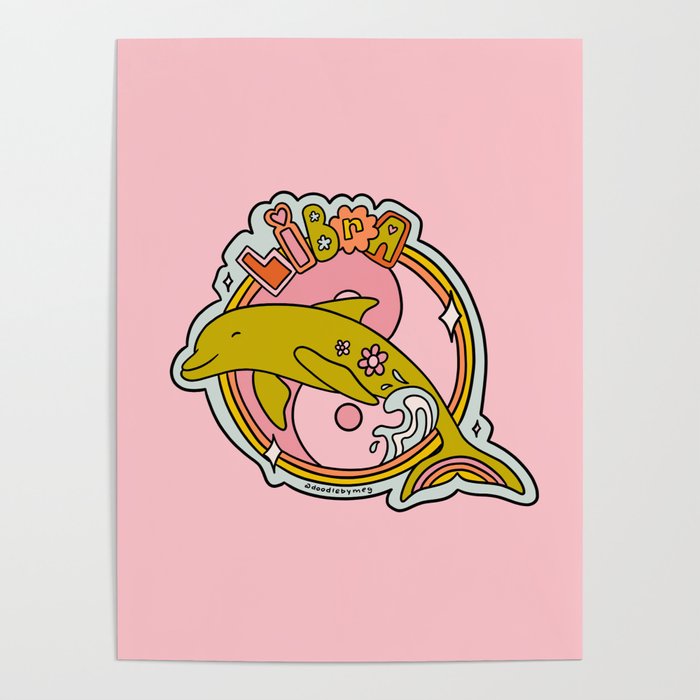 Libra Dolphin Poster Gallery Image 4