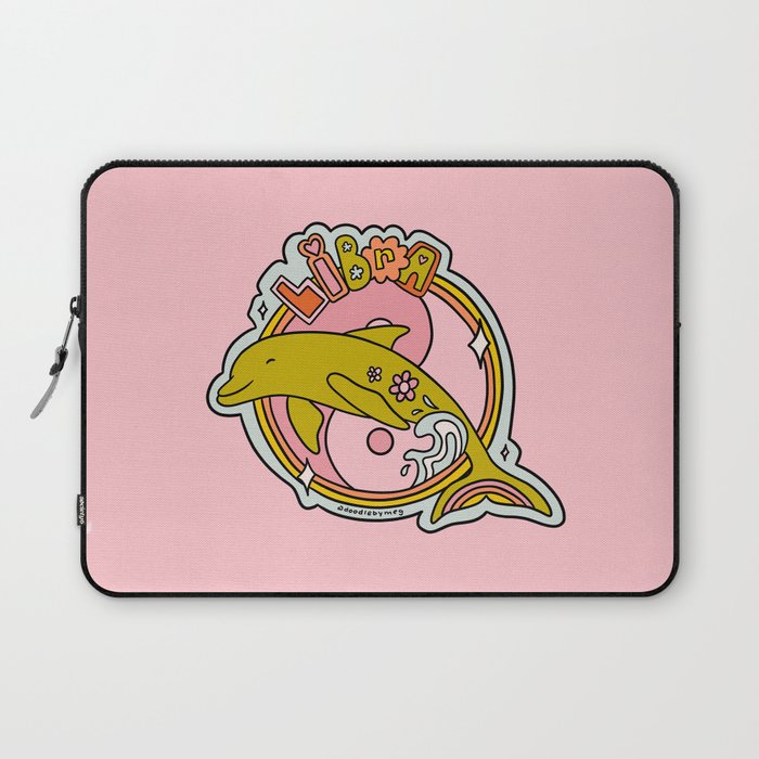 Libra Dolphin Laptop Sleeve Gallery Image 1