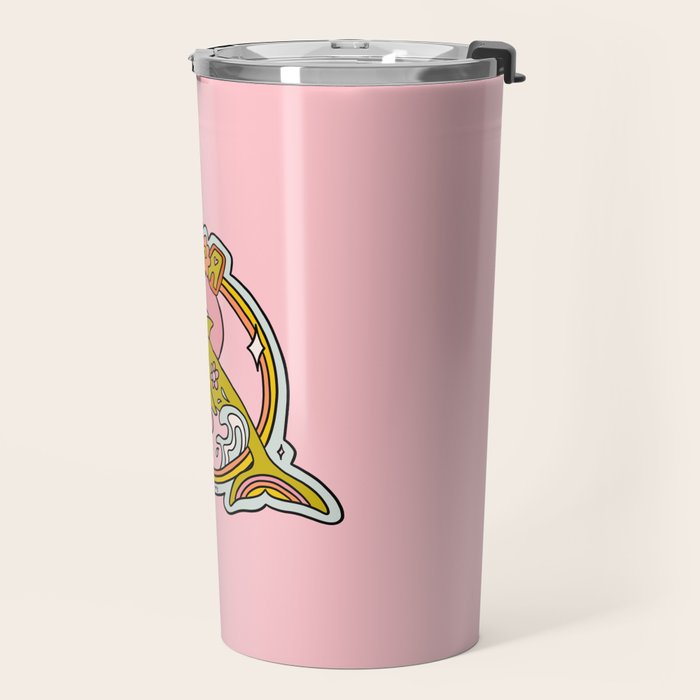 Libra Dolphin Travel Mug Gallery Image 2