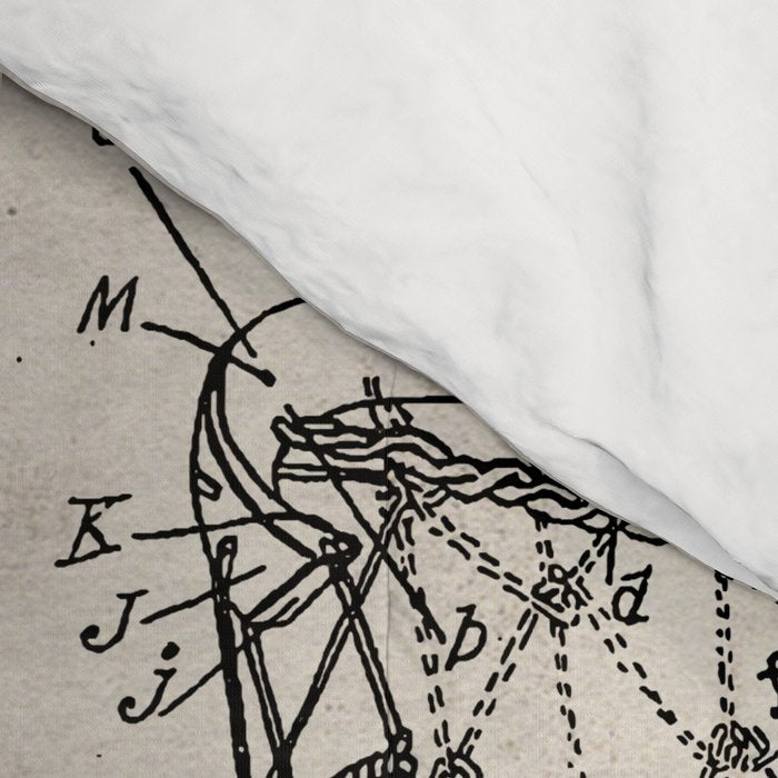 Lacrosse Stick Patent - Lacrosse Player Art - Antique Comforter Gallery Image 4