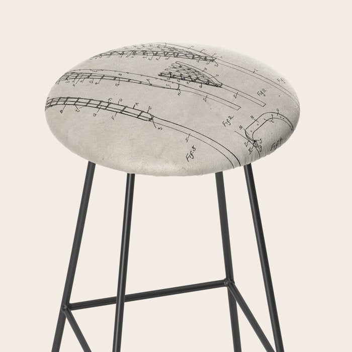 Lacrosse Stick Patent - Lacrosse Player Art - Antique Stool Gallery Image 2