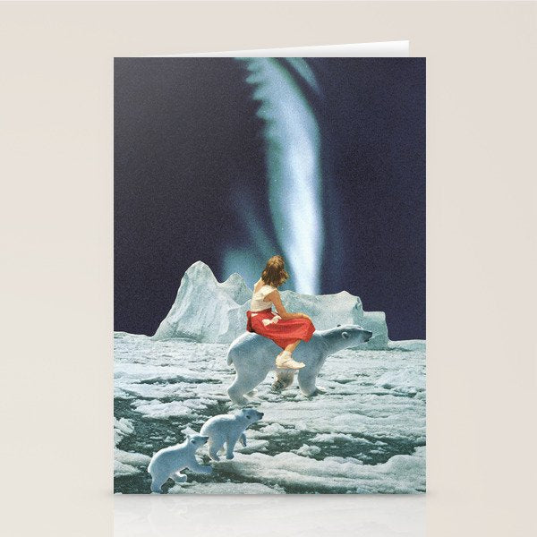 Polar Lights Stationery Card Gallery Image 1