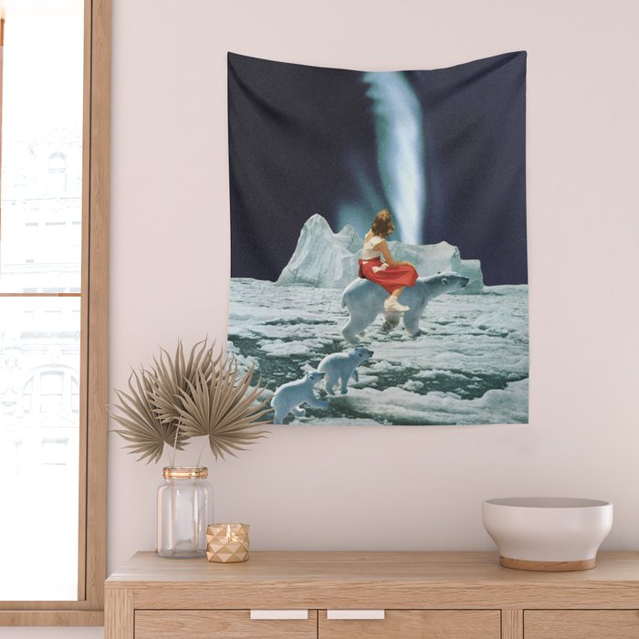 Polar Lights Wall Tapestry Gallery Image 2