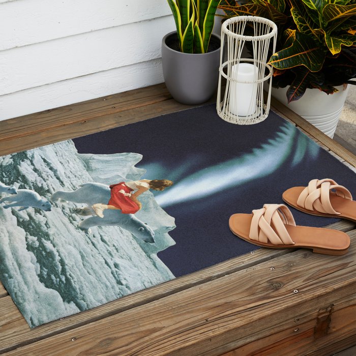 Polar Lights Outdoor Rug Gallery Image 2