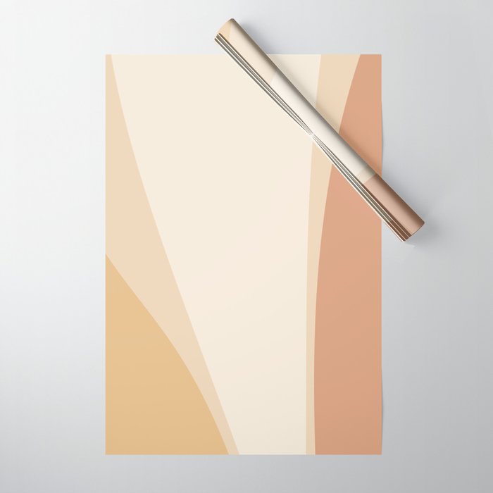Minimalist Plant Abstract XCIV Wrapping Paper Gallery Image 1