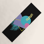 Memphis pattern 48 - 80s / 90s Retro / Palm Tree Yoga Mat Gallery Image 1