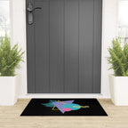 Memphis pattern 48 - 80s / 90s Retro / Palm Tree Welcome Mat Gallery Image 3