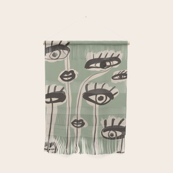 Abstract line art eyes 7 Wall Hanging Gallery Image 1
