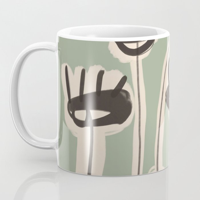 Abstract line art eyes 7 Coffee Mug Gallery Image 3