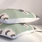 Abstract line art eyes 7 Pillow Sham Gallery Image 3