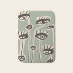 Abstract line art eyes 7 Bath Mat Gallery Image 1