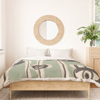 Abstract line art eyes 7 Duvet Cover Gallery Image 3