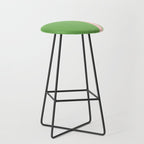 Double Stripe Minimal Lime Green and Pink Stool Gallery Image 1