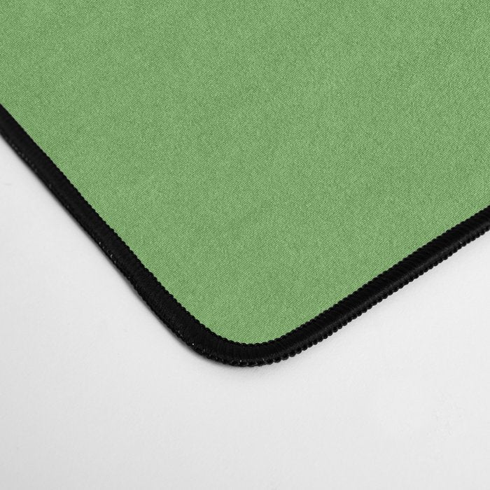 Double Stripe Minimal Lime Green and Pink Desk Mat Gallery Image 4