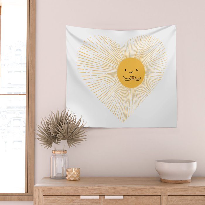 You are the Sunshine of my heart Wall Tapestry Gallery Image 2