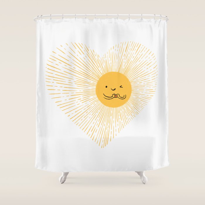 You are the Sunshine of my heart Shower Curtain Gallery Image 1