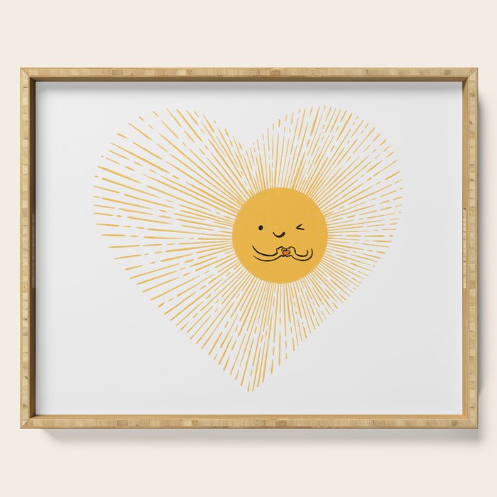 You are the Sunshine of my heart Serving Tray Gallery Image 1
