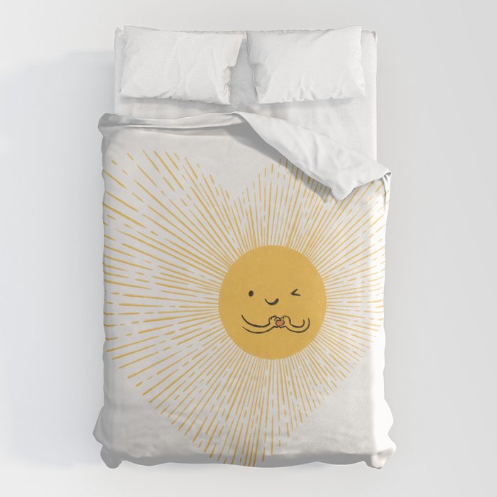 You are the Sunshine of my heart Duvet Cover Gallery Image 1
