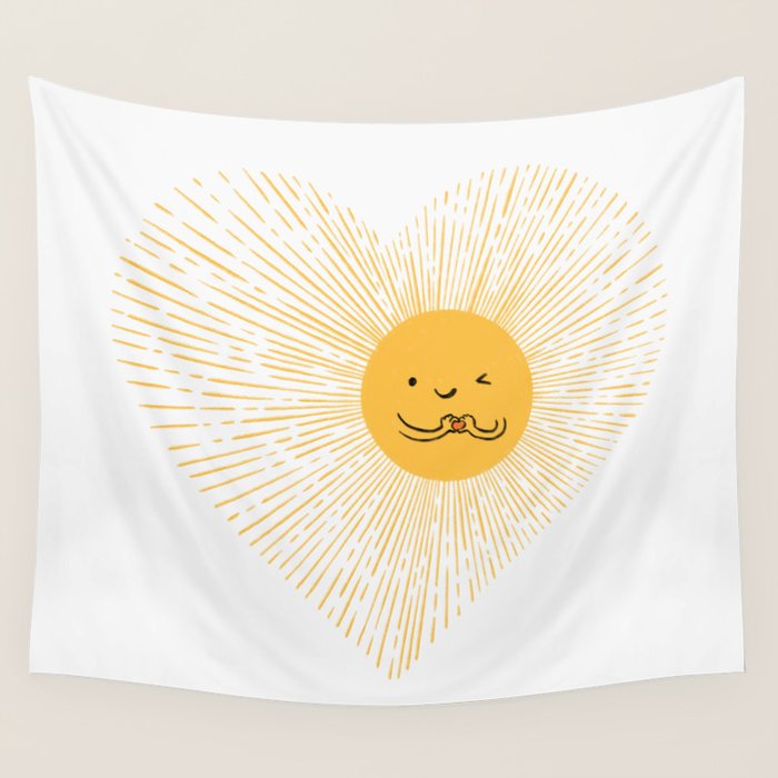 You are the Sunshine of my heart Wall Tapestry Gallery Image 4