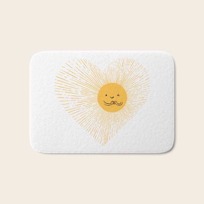 You are the Sunshine of my heart Bath Mat Gallery Image 1