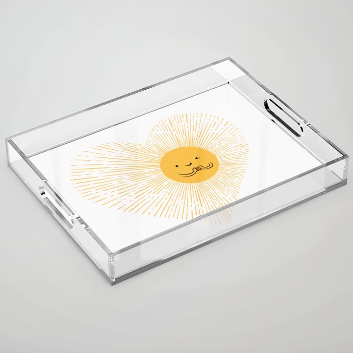 You are the Sunshine of my heart Acrylic Tray Gallery Image 1