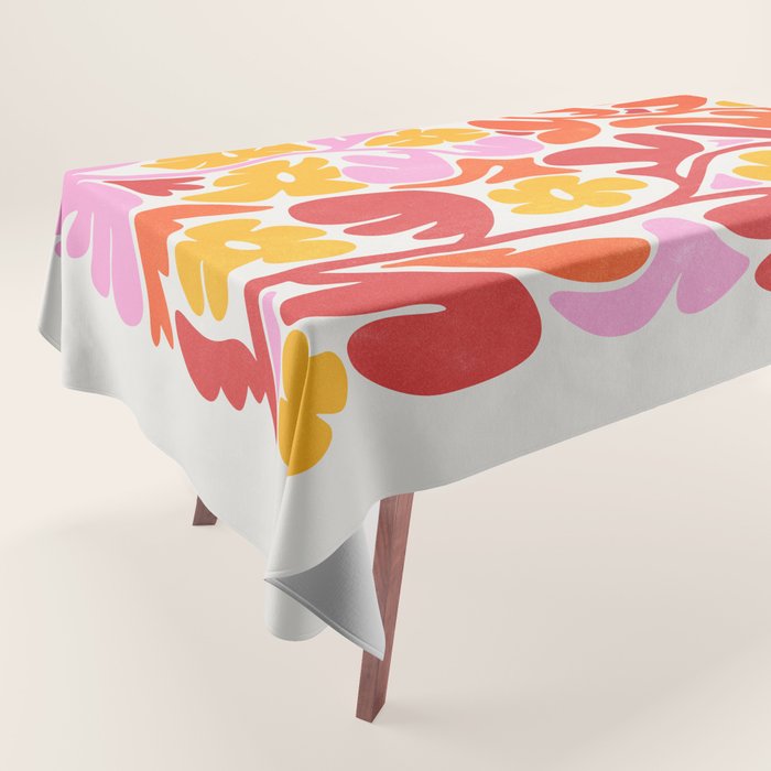 Retro Garden Tablecloth Gallery Image 1