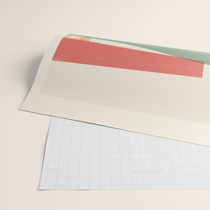 Red Fish Abstract Wrapping Paper Gallery Image 2