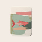 Red Fish Abstract Bath Mat Gallery Image 1