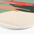 Red Fish Abstract Bath Mat Gallery Image 3