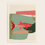 Red Fish Abstract Poster Gallery Image 4