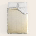 Lemon Honey Cream Stripe Comforter Gallery Image 6