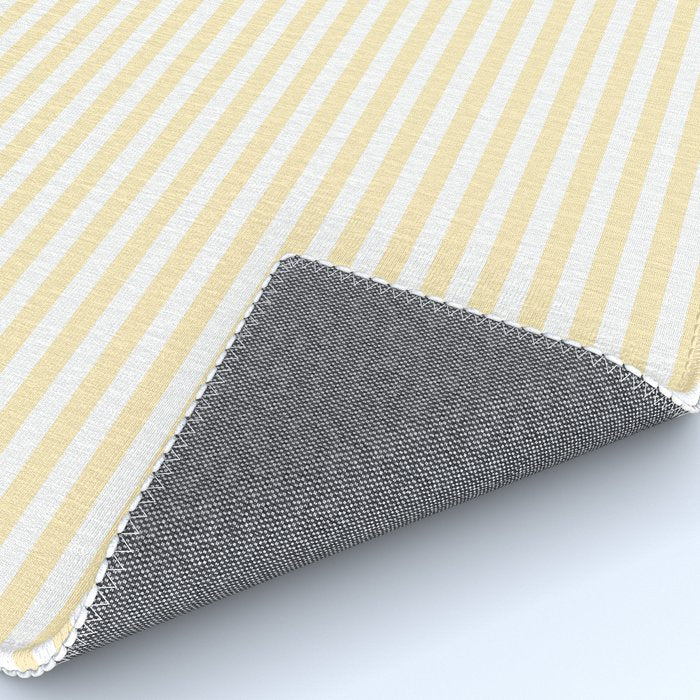 Lemon Honey Cream Stripe Rug Gallery Image 4