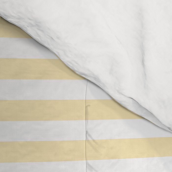 Lemon Honey Cream Stripe Comforter Gallery Image 4