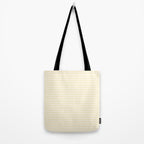 Lemon Honey Cream Stripe Tote Bag Gallery Image 2