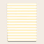 Lemon Honey Cream Stripe Notebook Gallery Image 4