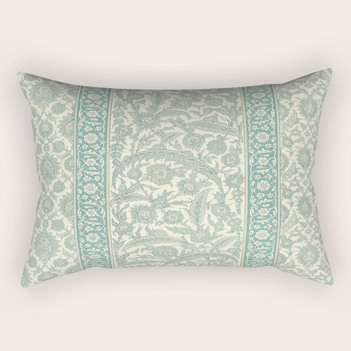 Antique Rug Design Rectangular Pillow Gallery Image 2