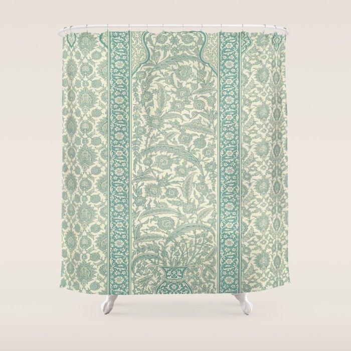 Antique Rug Design Shower Curtain Gallery Image 1