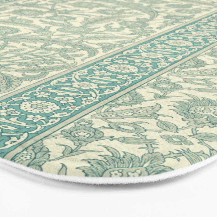 Antique Rug Design Bath Mat Gallery Image 3