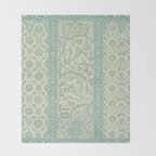 Antique Rug Design Throw Blanket Gallery Image 2
