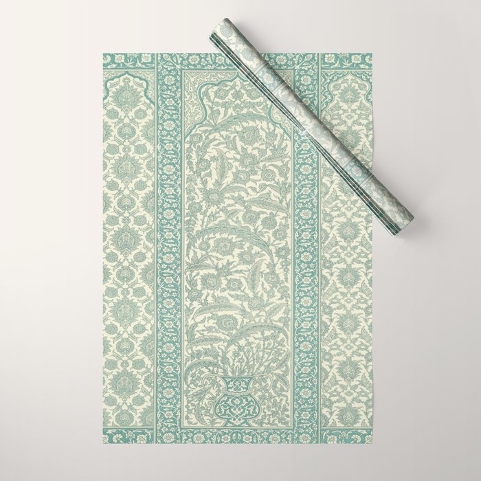 Antique Rug Design Wrapping Paper Gallery Image 1
