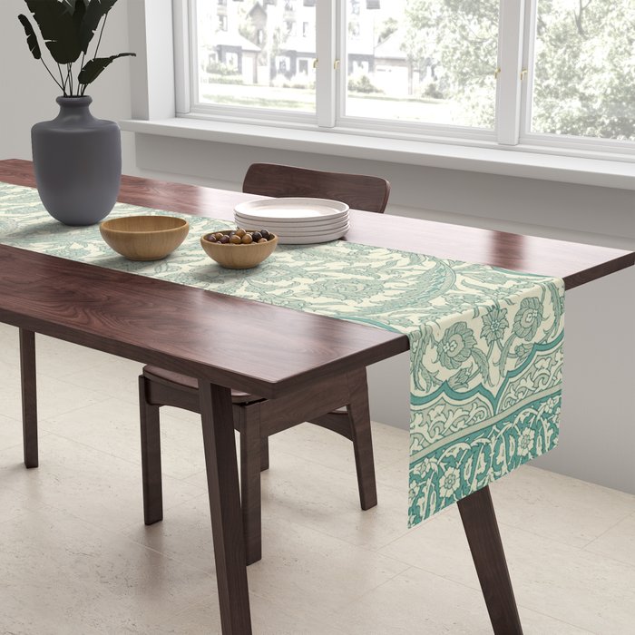 Antique Rug Design Table Runner Gallery Image 2