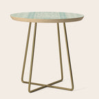 Antique Rug Design Side Table Gallery Image 1