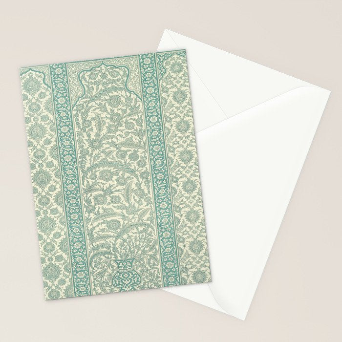 Antique Rug Design Stationery Card Gallery Image 2