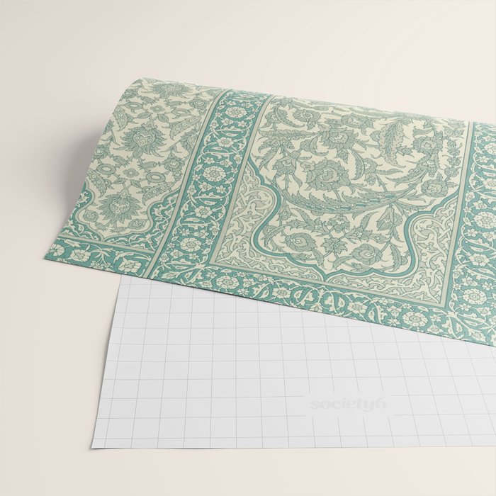 Antique Rug Design Wrapping Paper Gallery Image 2