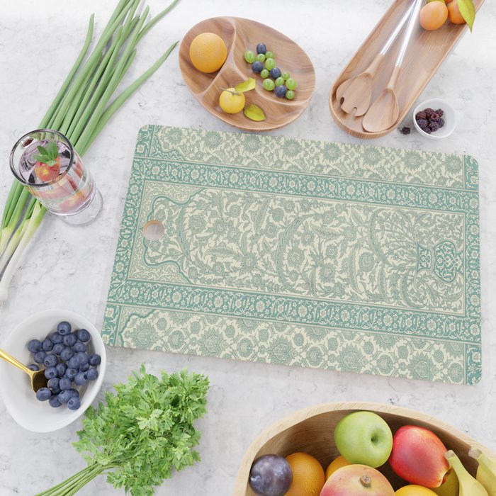Antique Rug Design Cutting Board Gallery Image 2