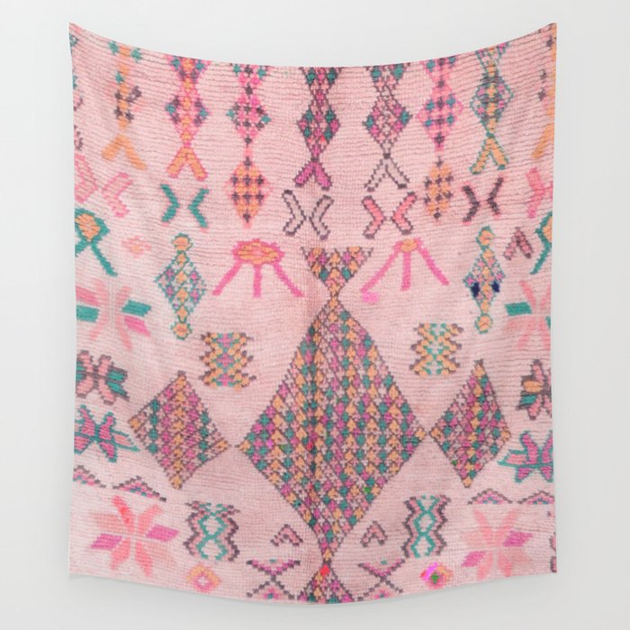 Traditional Moroccan Berber Style Design D1 Wall Tapestry Gallery Image 4