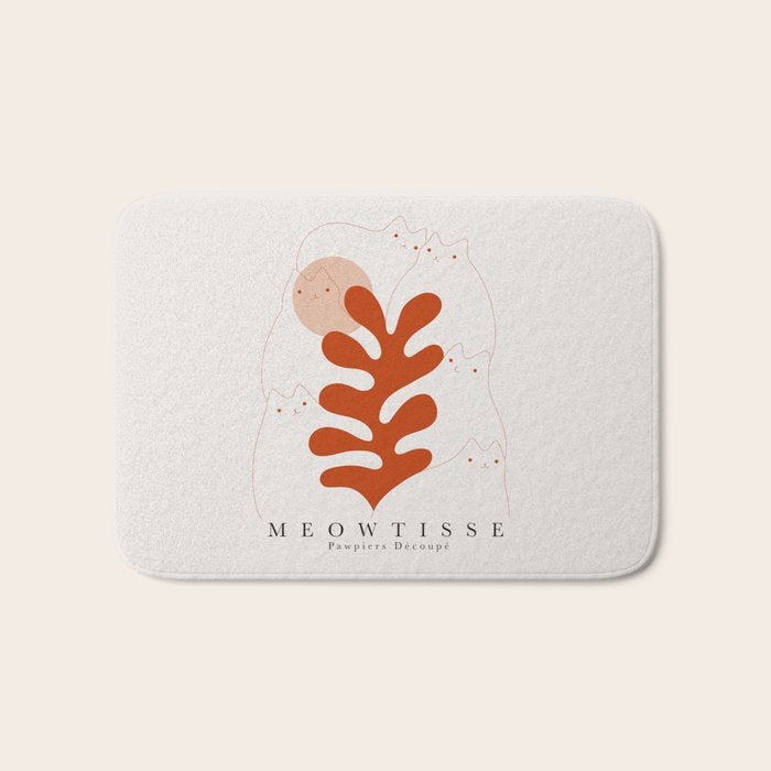 Meowtisse Bath Mat Gallery Image 1