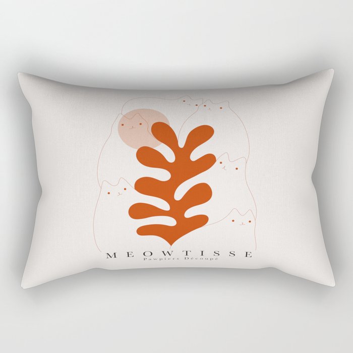 Meowtisse Rectangular Pillow Gallery Image 2