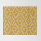 Birch in Gold Throw Blanket Gallery Image 2
